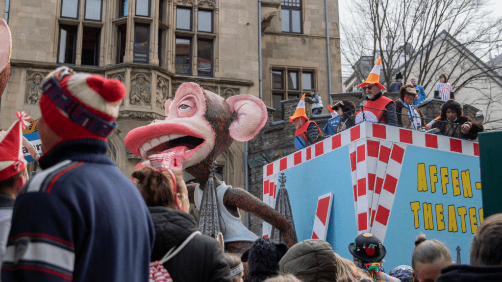 group of people participating in a parade