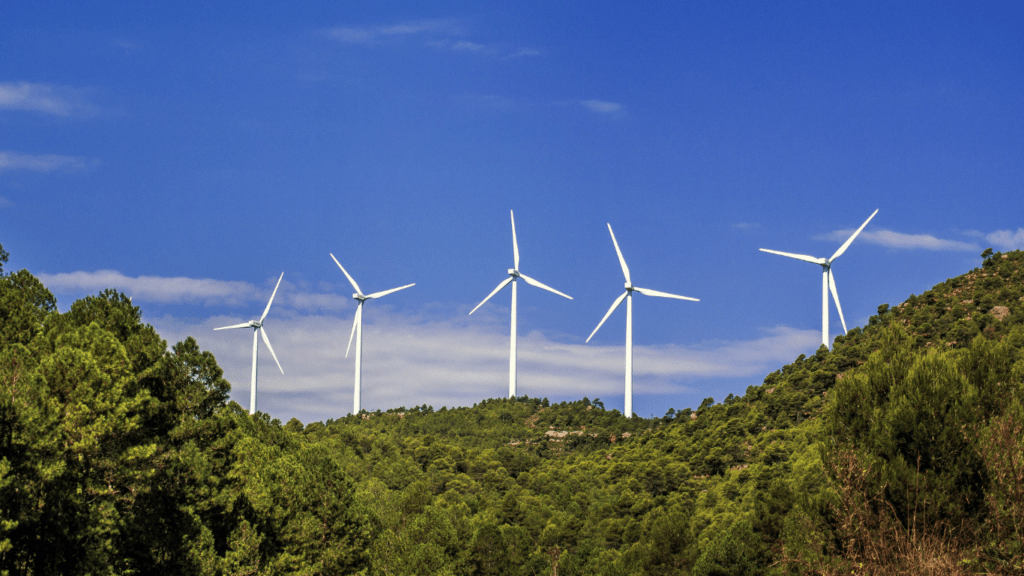 windmills that produces renewable energy