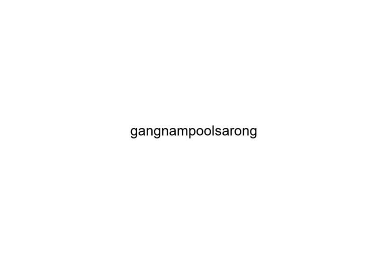 gangnampoolsarong