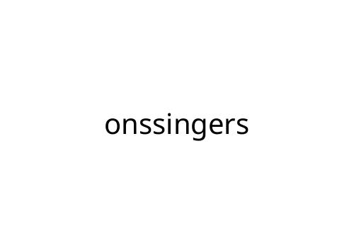 onssingers