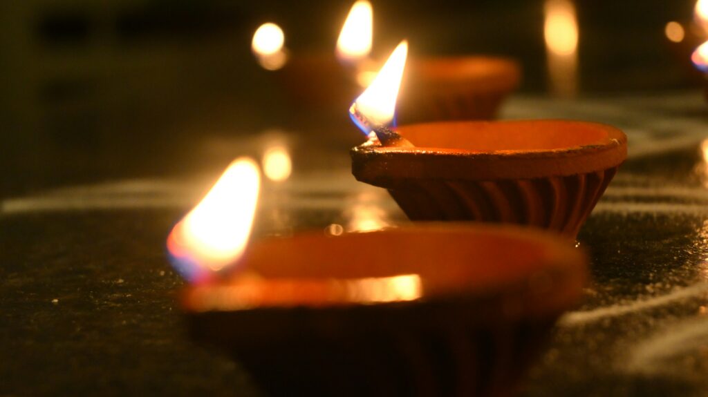 celebrating diwali in india