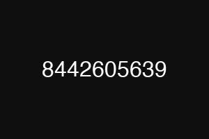 8442605639