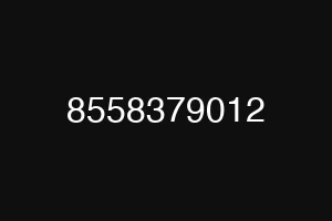8558379012
