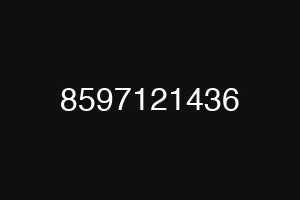 8597121436